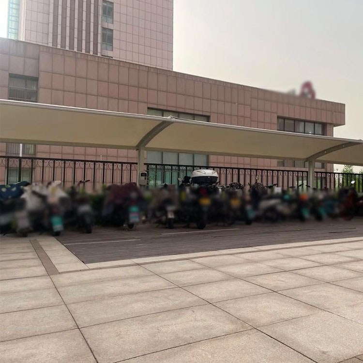 鹰潭膜结构电动车棚